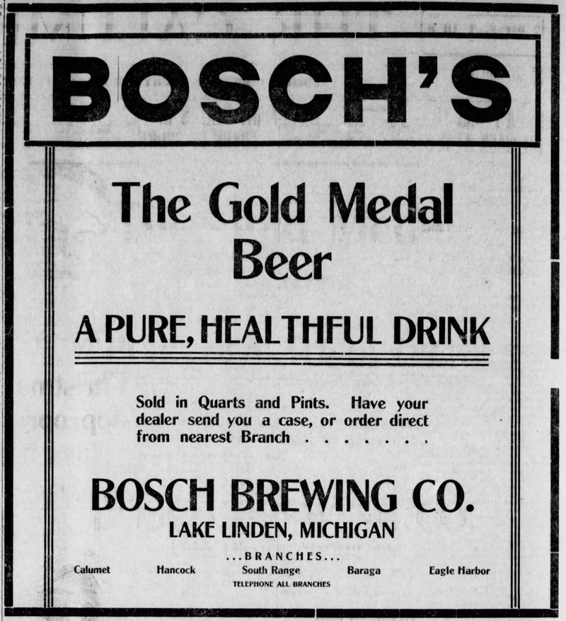 Newspaper ad - <i>The Calumet News</i>, 22 Dec 1911
